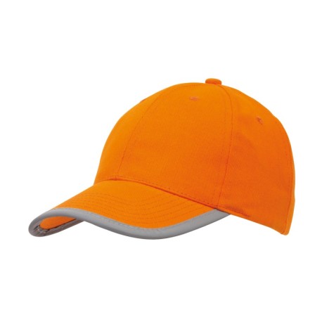6-panelowa czapka DETECTION, pomarańczowy 56-0702161