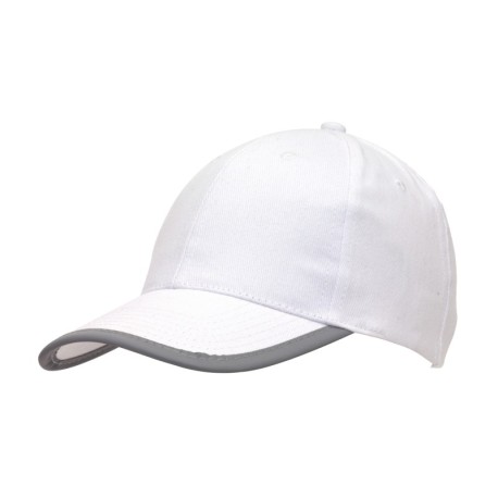 6-panelowa czapka DETECTION, biały 56-0702160