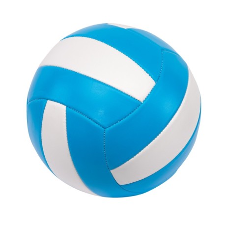 Piłka do siatkówki plażowej PLAY TIME, biały, jasnoniebieski 56-0605007