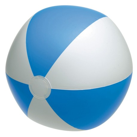 Nadmuchiwana piłka plażowa ATLANTIC, biały, niebieski 56-0602076