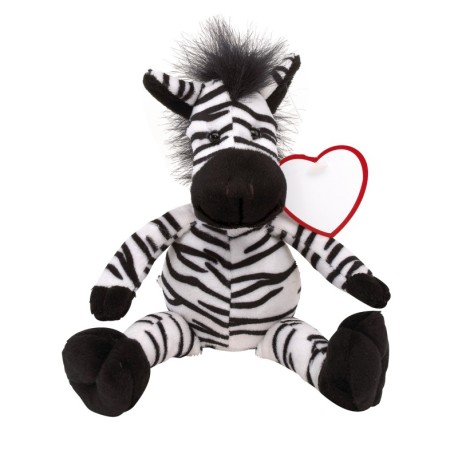 Pluszowa zebra LORENZO, biały, czarny 56-0502077