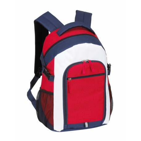 Plecak MARINA, biały, czerwony, niebieski 56-0219546