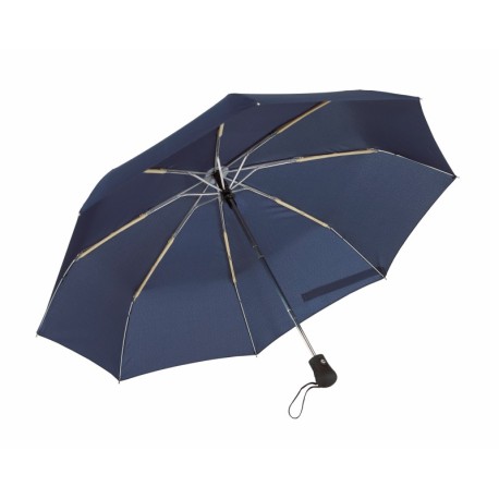 Automatyczny, wiatroodporny, kieszonkowy parasol BORA, granatowy 56-0101180