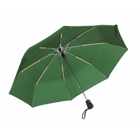 Automatyczny, wiatroodporny, kieszonkowy parasol BORA, ciemnozielony 56-0101181