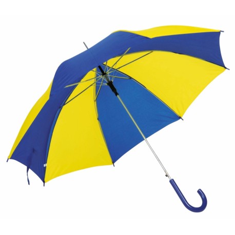 Automatyczny parasol DANCE, niebieski, żółty 56-0103005