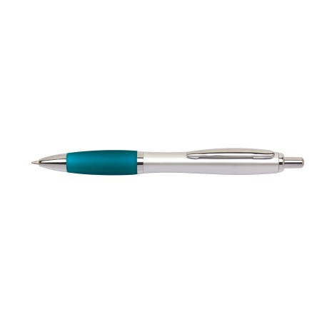 Długopis SWAY, srebrny, turkusowy 56-1102011