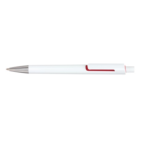Długopis MIAMI, biały, czerwony 56-1102052