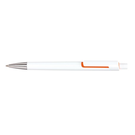 Długopis MIAMI, biały, pomarańczowy 56-1102053