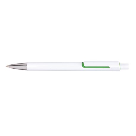 Długopis MIAMI, biały, zielony 56-1102054