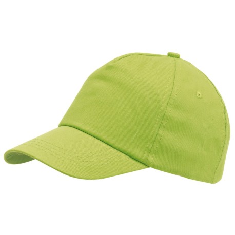 5-segmentowa czapka FAVOURITE, jasnozielony 56-0702050