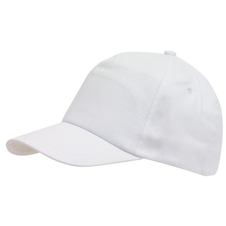 5-segmentowa czapka FAVOURITE, biały 56-0702056