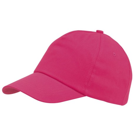 5-segmentowa czapka FAVOURITE, różowy 56-0702059
