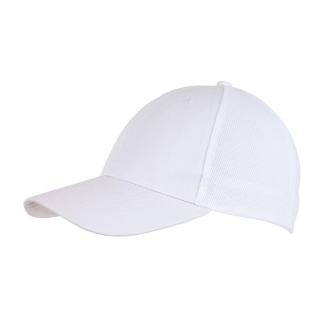 6 segmentowa czapka PITCHER, biały 56-0701700