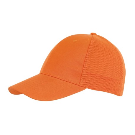 6 segmentowa czapka PITCHER, pomarańczowy 56-0701705