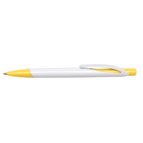 Długopis DAYTONA, biały, żółty 56-1102093