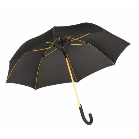 Automatyczny parasol CANCAN, czarny, żółty 56-0103353