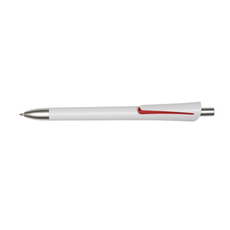 Długopis OREGON, biały, czerwony 56-1102104