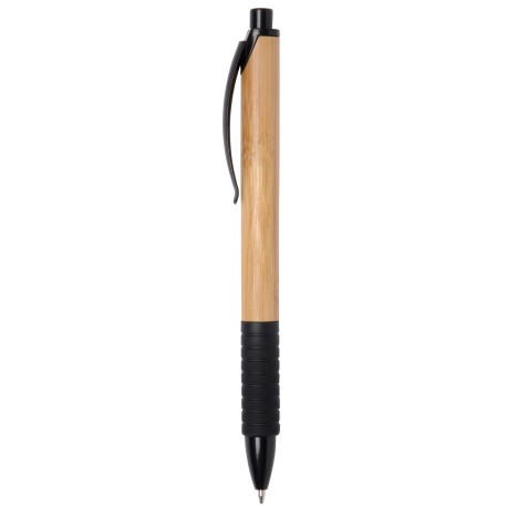 Długopis BAMBOO RUBBER, brązowy, czarny 56-1101538