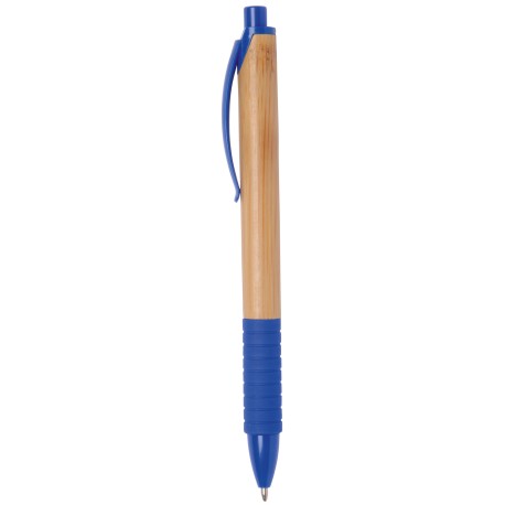 Długopis BAMBOO RUBBER, brązowy, niebieski 56-1101539