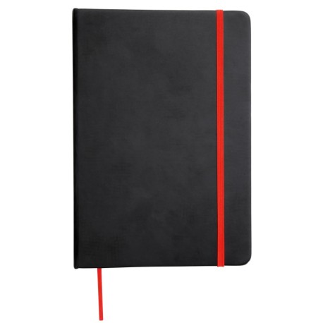 Notatnik LECTOR w rozmiarze A6, czarny, czerwony 56-1103288