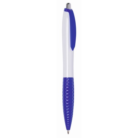 Długopis JUMP, biały, niebieski 56-1102153