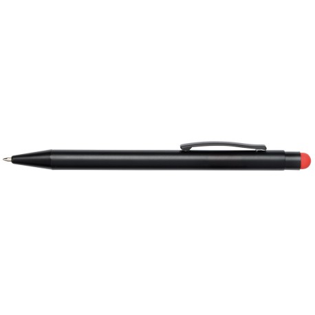 Długopis aluminiowy BLACK BEAUTY, czarny, czerwony 56-1101760