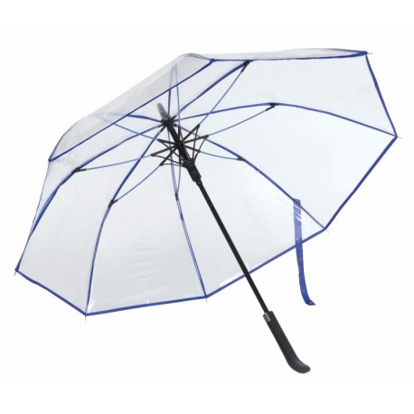 Automatyczny parasol VIP, niebieski, transparentny 56-0103400
