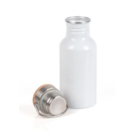Aluminiowa butelka ECO TRANSIT, biały 56-0603151
