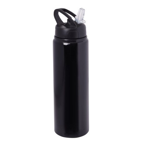 Aluminiowa butelka do picia SPORTY TRANSIT, czarny 56-0304590