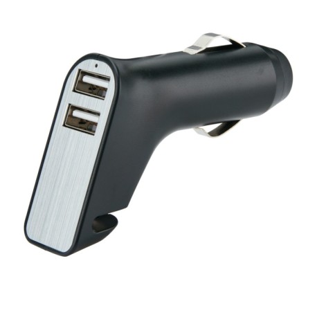 Ładowarka samochodowa USB, młotek bezpieczeństwa, przecinak do pasów bezpieczeństwa P302.401