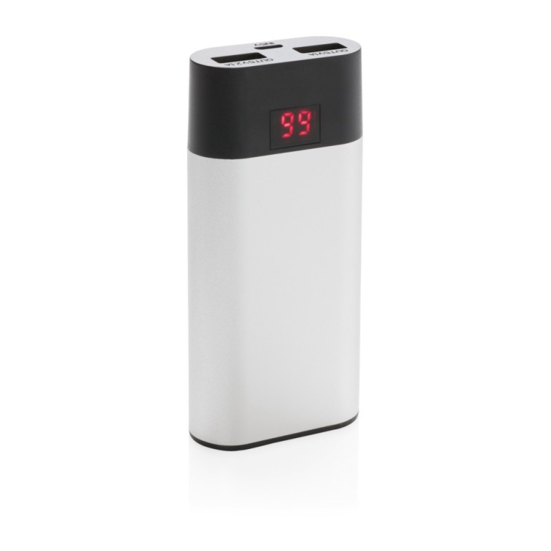 Power bank 4000 mAh z cyfrowym wyświetlaczem P324.442