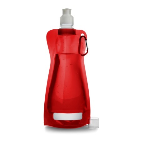 Składana butelka sportowa 420 ml z karabińczykiem V6503-05