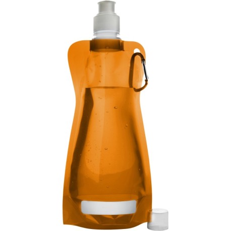 Składana butelka sportowa 420 ml z karabińczykiem V6503-07