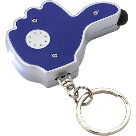 Brelok do kluczy kciuk, lampka LED, touch pen V1686-04