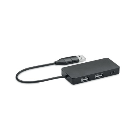 3-portowy hub USB kabel 20cm MO2142-03