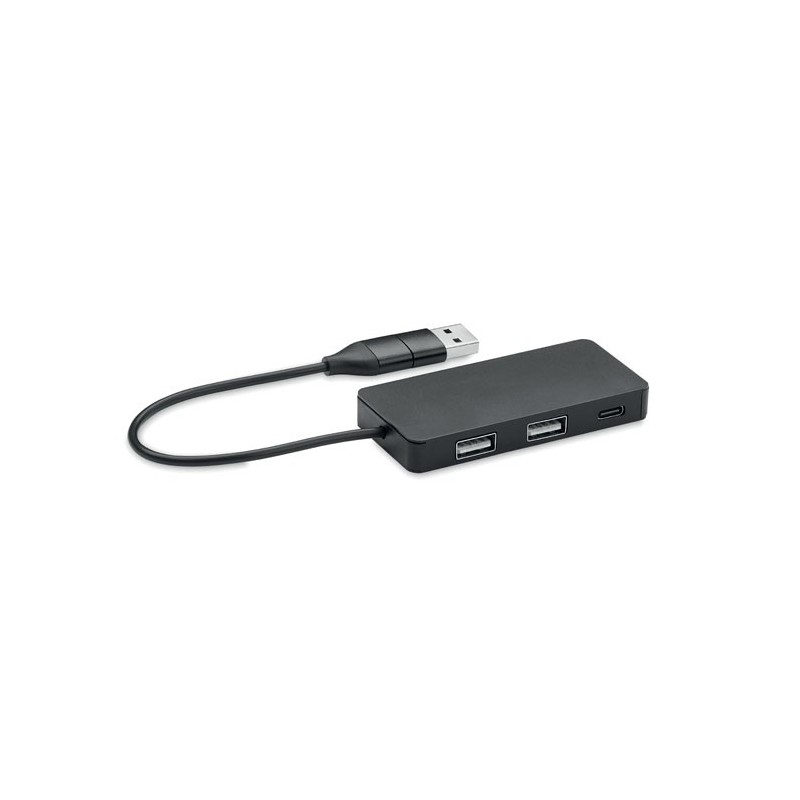 3-portowy hub USB kabel 20cm MO2142-03