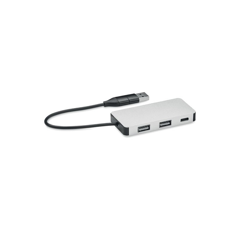 3-portowy hub USB kabel 20cm MO2142-14