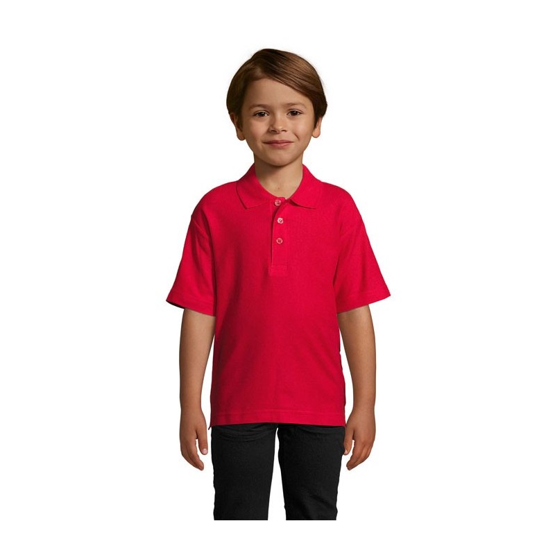 SUMMER II KIDS Polo 170g S11344-RD-3XL