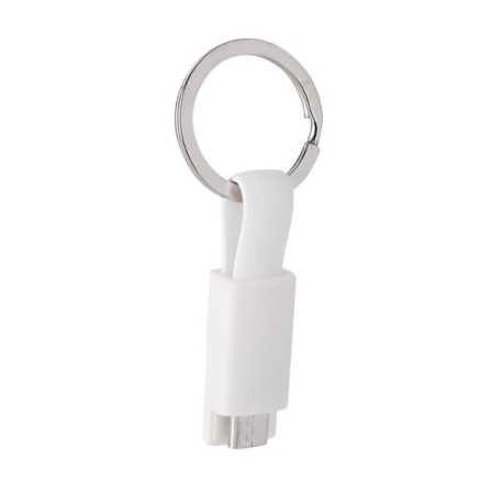 Brelok USB Hook Up, biały R50176.06