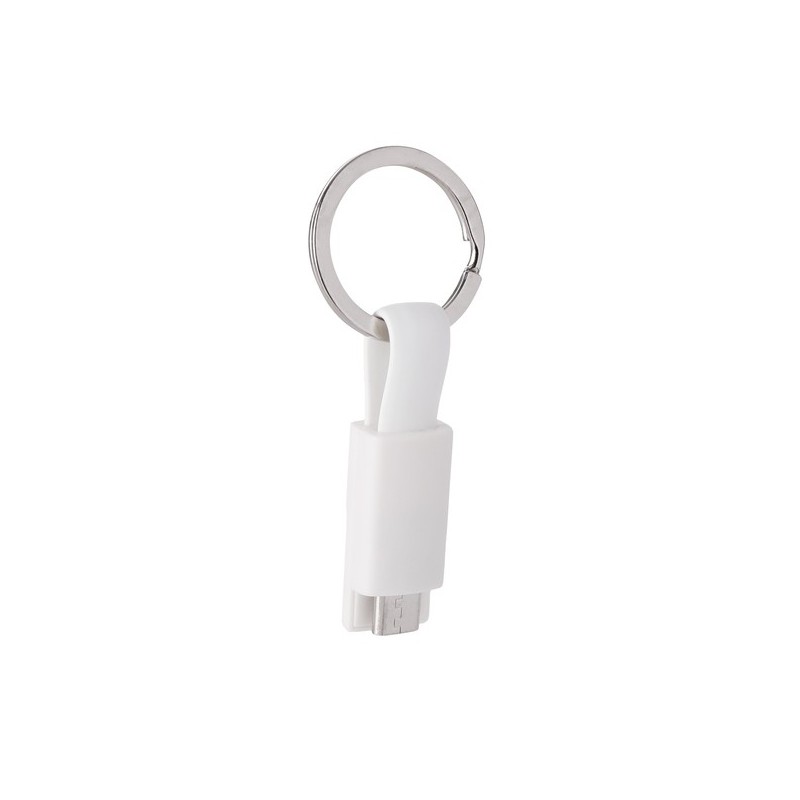 Brelok USB Hook Up, biały R50176.06