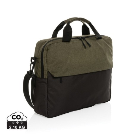 Torba na laptopa 15,6 AWARE™ Kazu, poliester z recyklingu P732.177