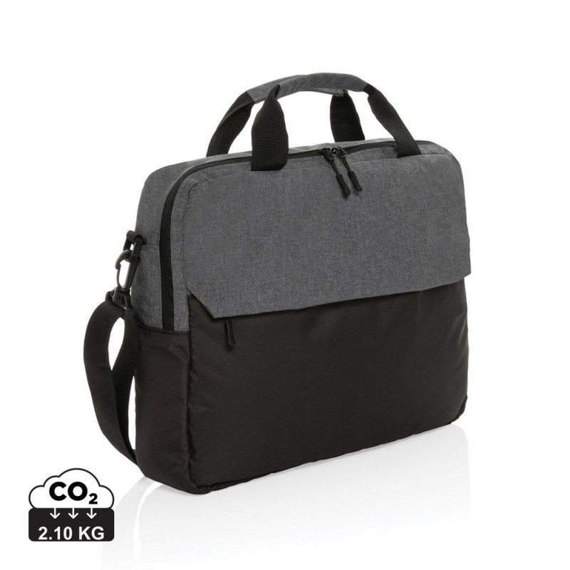 Torba na laptopa 15,6 AWARE™ Kazu, poliester z recyklingu P732.172