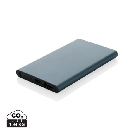 Power bank 4000 mAh z aluminium z recyklingu P322.425