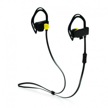 Bezprzewodowe słuchawki douszne, pulsometr, krokomierz P330.651
