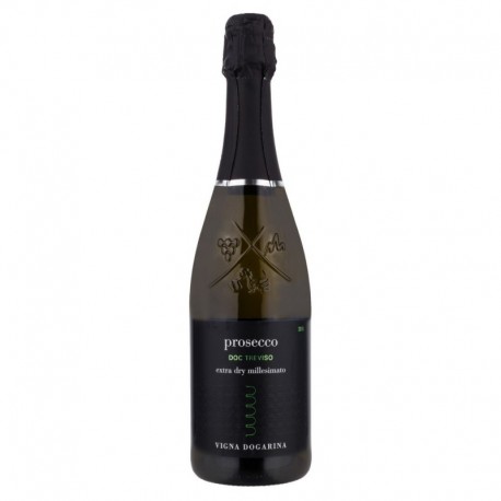 Dogarina Prosecco DOC Spumante Millesimato Brut - wino białe musujące półwytrawne V6977-00