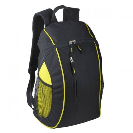 Plecak sportowy Garland, czarny/żółty R08640