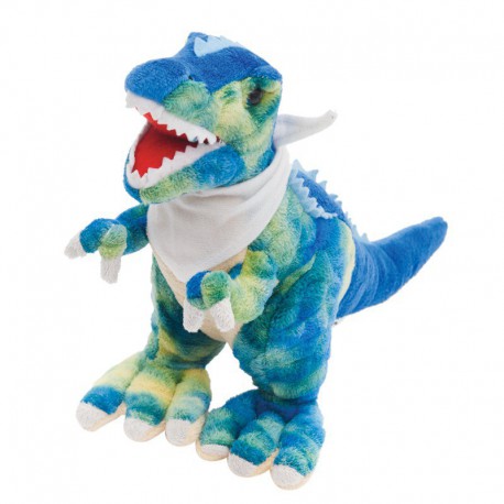 Maskotka T-Rex, niebieski/zielony R74013