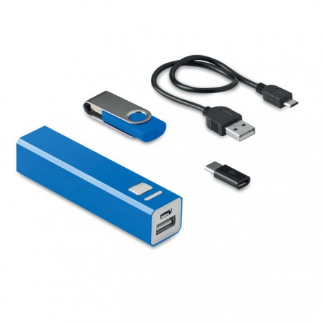 Zestaw USB 8GB i power bank MO9150-04